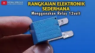 SIMPLE ELECTRONIC NETWORK || Using 12volt Relay coy 🤗