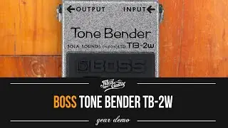 Classic Tone Bender sound in a Boss pedal. The Boss TB-2w!