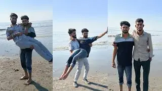 Dumas journey dumas beach 🏖️ surat 💎 gujarat $Bhai Bhai 