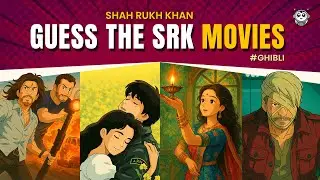 Guess The Ghibli | ShahRukh Khan Film by #trending #ghibli | Bollywood Movie Quiz | SRK 🤩 KnowlEdges