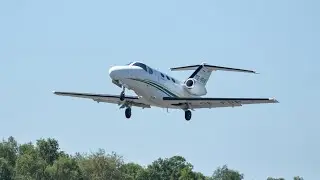 GlobeAir Cessna Citation Mustang departure from Blackbushe Airport BBS | 4K
