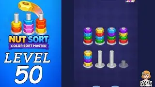 Nut Sort Color Sort Master Level 50 Walkthrough