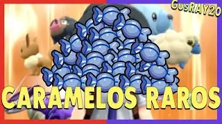 Todos los CARAMELOS RAROS 🍬⬆ en Pok&eacute;mon Escarlata y Purpura