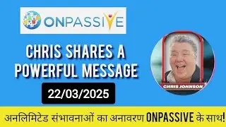 💥 Chris Shares a powerful message | Unlimited opportunities is on the way!
