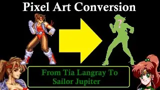 From Tia To Sailor Jupiter Dodge 1st Frame Pixel Art Conversion Breakers To Arcade Style For Mugen