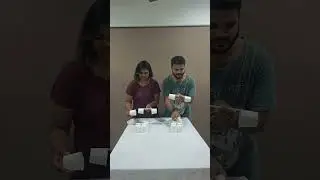 👉 Cup and Straw Balance😘🤪One minute game |Family game| Party game #shorts #games
