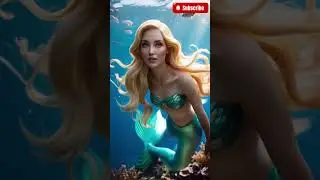 Mermaid Transformation: From Underwater Beauty to Human #mermaid #underwater #humantransformation