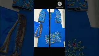 New style Punjabi suit design 🔥# machine work embroidery #party wear suit 🥰#Order now 7814352822