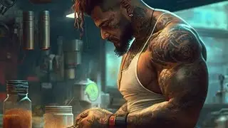 Biggest Hairy Hunk Muscle Daddy Style Mens Casual Outfits Summer, Stylish Mens Outfits,(2)