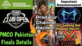 PMCO PAKISTAN FINALS TEAMS  Ban | Predator Channel Hacked? 247 Gaming Not Playing PMCO, Why Inactive