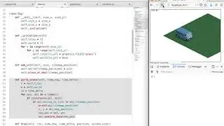 Simple Brython Game Engine - VehicleUnit.move_to() test