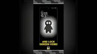 Best animated AOD and lock screen wallpaper for mobile | Black Buddy | Google Drive 🔗 in description