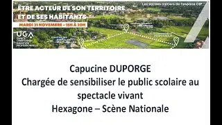 Chargée de sensibiliser le public scolaire au spectacle vivant