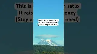 This is 432hz golden ratio frequency it raises your frequency