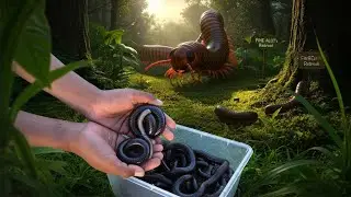 Journey into nature micro world _ catching amazing Millipede #insectamazone #insects #millipede 