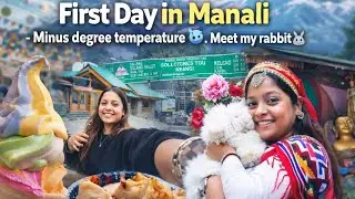 First Day in Manali❄️🥶| Bahut Thand hai idhar 🥶| Mere Rabbit se miliye ap|