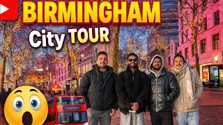 Birmingham City Tour 🇬🇧 | Night Walk, Food & Street Life | UK Vlog #kakavlogs