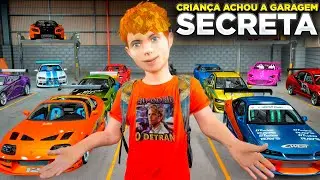 CRIAN&Ccedil;A DESCOBRIU A GARAGEM SECRETA DO VELOZES E FURIOSOS no GTA 5!😱