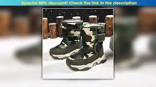 2024 Winter Children Shoes Plush Waterproof Fabric NonSlip Girl Shoes Rubber Sole Snow Boots