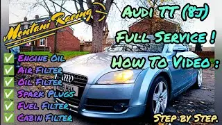 Audi TT (8j) ✅ ПОЛНОЕ ВИДЕО ОБСЛУЖИВАНИЯ ✅ ⚡ПОШАГОВАЯ ИНСТРУКЦИЯ ⚡ #автомобиль #auditt mk2