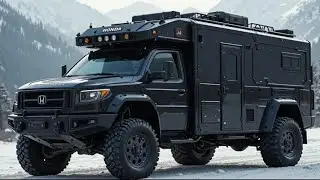 Обзор нового Honda 4x4 Camper | Роскошный внедорожный автодом | Безопасное вождение