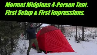 Marmot Midpines 4 Person Tent  First Setup & First Impressions
