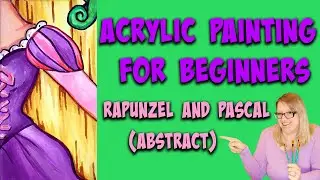 Fan Art Rapunzel in Acrylic