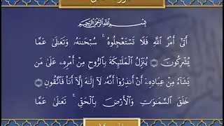 Recitation of the Holy Quran, Part 14