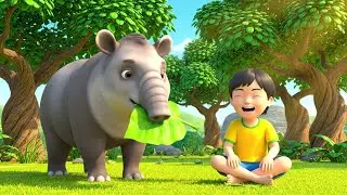 The Shy Tapir Tiptoed Past the Pond | Nursery Rhymes for Kids & Baby Songs