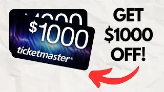 Get $1000 OFF on Ticketmaster! | Best Ticketmaster $1000 Gift Card