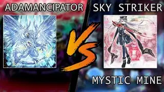 [EdoPro Match] Adamancipator vs Mystic Mine Sky Striker &bull; Yu-Gi-Oh! June 2022