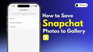 How to Save Snapchat Photos to Gallery | Auto Save Snaps on iPhone & Android