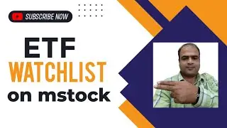 ETF watchlist on mstock