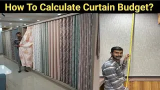 How to Calculate curtains budget at your home.