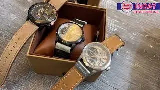 JEEP WRIST WATCH LUXURY BRAND MENS LEATHER