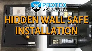 Protex Hidden Wall Safe Installation - PWS-184E