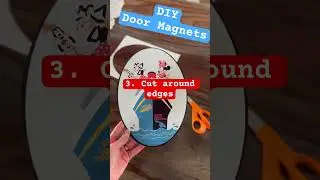 EASY DIY cruise door magnets #cruisedoormagnet #disneycruise