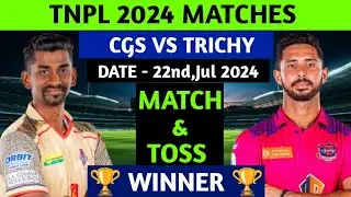 CGS vs TRICHY | TNPL 2024 | 21st Match Prediction | CHEPAUK vs TRICHY TNPL 2024 Prediction