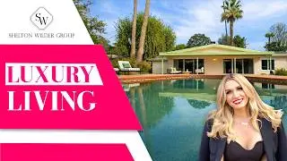 Mid Century Modern Home Tour in Woodland Hills | Charles Du Bois Luxury Pool Home