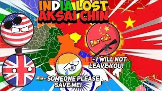 [КИТАЕ-ИНДИЙСКАЯ ВОЙНА 1962 ГОДА] ☠️🔥 || [ГДЕ ПОТЕРЯЛАСЬ ИНДИЯ?] #countryballs #geography