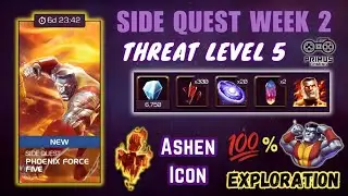 How to Complete Phoenix Force Five Week 2 Threat Level 5 | March Side Quest | #mcoc #marvel #kabam