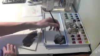 How to Mix Black Paint Beginner Watercolor Tip by Tracy Lizotte
