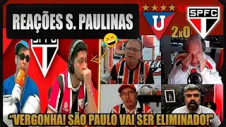 REA&Ccedil;&Otilde;ES dos S&Atilde;O PAULINOS - LDU 2x0 S&Atilde;O PAULO - LIBERTADORES 2025 - VAMOS RIR DO SPFC!