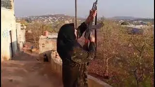 #Syrian woman celebrating the liberation of #Hama