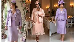 Elegant & Modest Wedding Guest Skirt Suit | Plus-Size Fashion Inspiration