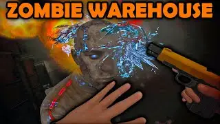 The REAL Zombie Mode! | BONEWORKS Zombie Warehouse Gameplay (Oculus Rift S)