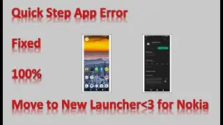 Quickstep App keeps Stopping Error Fixed 100% (Nokia)