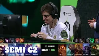 DK vs MAD - Game 2 | Semi Finals LoL MSI 2021 Knockout Stage | DAMWON Kia vs Mad Lions G2