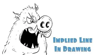 Implied Line in Drawing