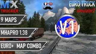 #58 ETS2 1.38 MHAPRO EURO+ MAP COMBO V1 | MXTRUCKER